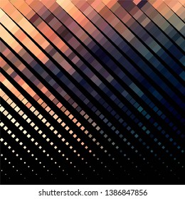 Abstract halftone background pattern. Geometric colorful vector line illustration