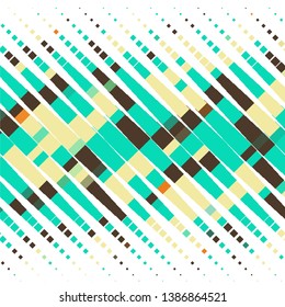 Abstract halftone background pattern. Geometric colorful vector line illustration