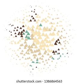 Abstract halftone background pattern. Geometric colorful vector line illustration