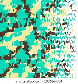 Abstract halftone background pattern. Geometric colorful vector line illustration