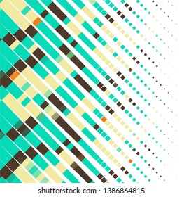 Abstract halftone background pattern. Geometric colorful vector line illustration