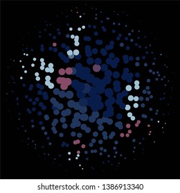 Abstract halftone background pattern. Geometric colorful vector line illustration