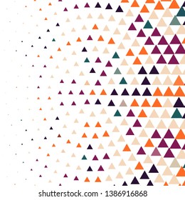 Abstract halftone background pattern. Geometric colorful vector line illustration
