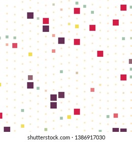 Abstract halftone background pattern. Geometric colorful vector line illustration
