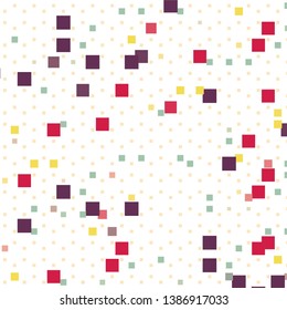 Abstract halftone background pattern. Geometric colorful vector line illustration
