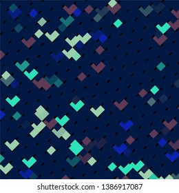 Abstract halftone background pattern. Geometric colorful vector line illustration
