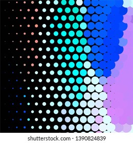 Abstract halftone background pattern. Geometric colorful vector line illustration