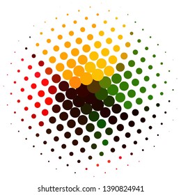 Abstract halftone background pattern. Geometric colorful vector line illustration