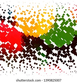 Abstract halftone background pattern. Geometric colorful vector line illustration