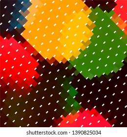 Abstract halftone background pattern. Geometric colorful vector line illustration