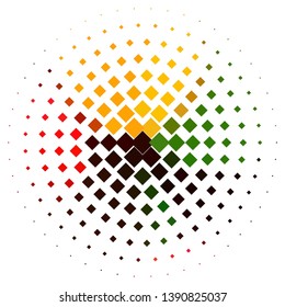 Abstract halftone background pattern. Geometric colorful vector line illustration