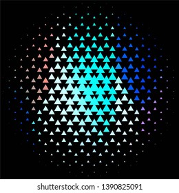 Abstract halftone background pattern. Geometric colorful vector line illustration