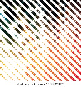 Abstract halftone background pattern. Geometric colorful vector line illustration