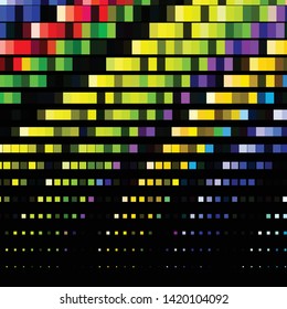 Abstract halftone background pattern. Geometric colorful vector line illustration