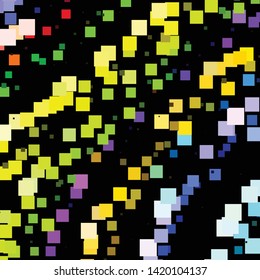 Abstract halftone background pattern. Geometric colorful vector line illustration