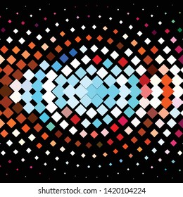 Abstract halftone background pattern. Geometric colorful vector line illustration