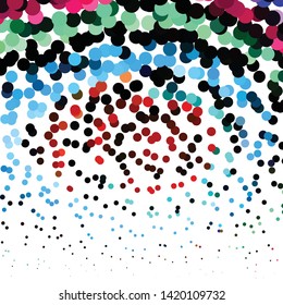 Abstract halftone background pattern. Geometric colorful vector line illustration