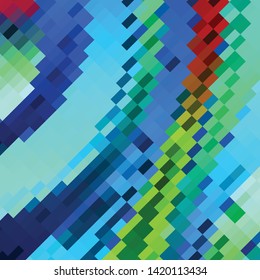 Abstract halftone background pattern. Geometric colorful vector line illustration