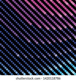 Abstract halftone background pattern. Geometric colorful vector line illustration
