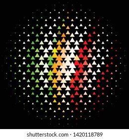 Abstract halftone background pattern. Geometric colorful vector line illustration