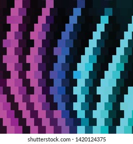 Abstract halftone background pattern. Geometric colorful vector line illustration