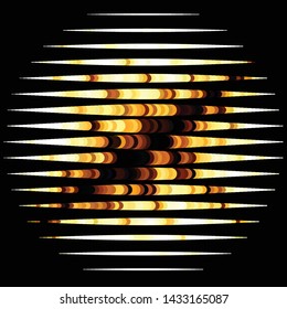 Abstract halftone background pattern. Geometric colorful vector line illustration