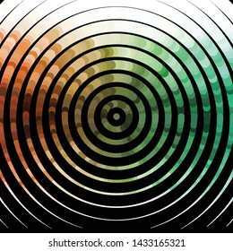 Abstract halftone background pattern. Geometric colorful vector line illustration