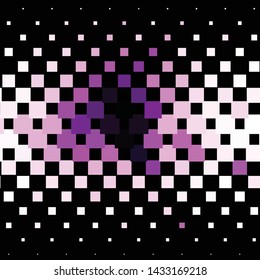 Abstract halftone background pattern. Geometric colorful vector line illustration