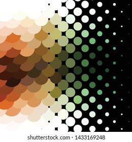 Abstract halftone background pattern. Geometric colorful vector line illustration