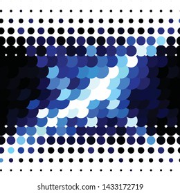 Abstract halftone background pattern. Geometric colorful vector line illustration