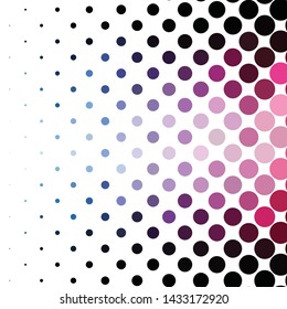 Abstract halftone background pattern. Geometric colorful vector line illustration
