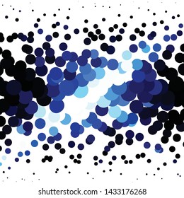 Abstract halftone background pattern. Geometric colorful vector line illustration