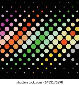 Abstract halftone background pattern. Geometric colorful vector line illustration