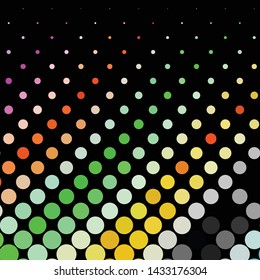 Abstract halftone background pattern. Geometric colorful vector line illustration