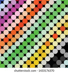 Abstract halftone background pattern. Geometric colorful vector line illustration