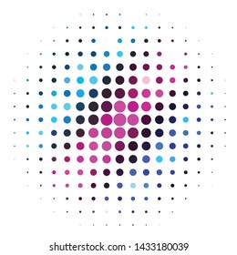 Abstract halftone background pattern. Geometric colorful vector line illustration
