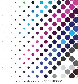 Abstract halftone background pattern. Geometric colorful vector line illustration