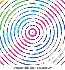 Abstract halftone background pattern. Geometric colorful vector line illustration