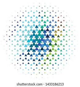 Abstract halftone background pattern. Geometric colorful vector line illustration