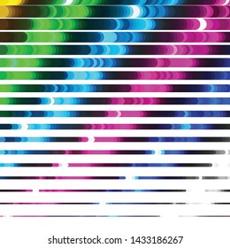 Abstract halftone background pattern. Geometric colorful vector line illustration