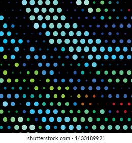Abstract halftone background pattern. Geometric colorful vector line illustration