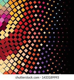 Abstract halftone background pattern. Geometric colorful vector line illustration
