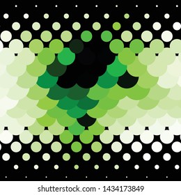 Abstract halftone background pattern. Geometric colorful vector line illustration