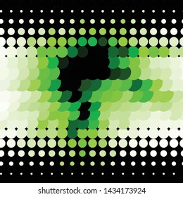 Abstract halftone background pattern. Geometric colorful vector line illustration