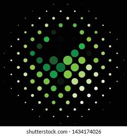 Abstract halftone background pattern. Geometric colorful vector line illustration