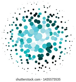 Abstract halftone background pattern. Geometric colorful vector line illustration