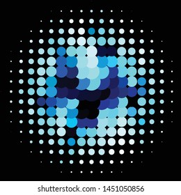 Abstract halftone background pattern. Geometric colorful vector line illustration