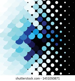 Abstract halftone background pattern. Geometric colorful vector line illustration