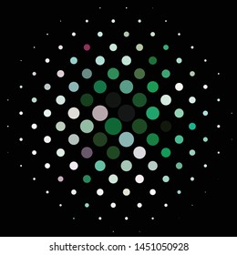 Abstract halftone background pattern. Geometric colorful vector line illustration