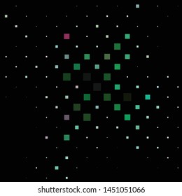 Abstract halftone background pattern. Geometric colorful vector line illustration